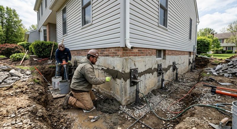 Basement Foundation Repair in North Highlands, CA