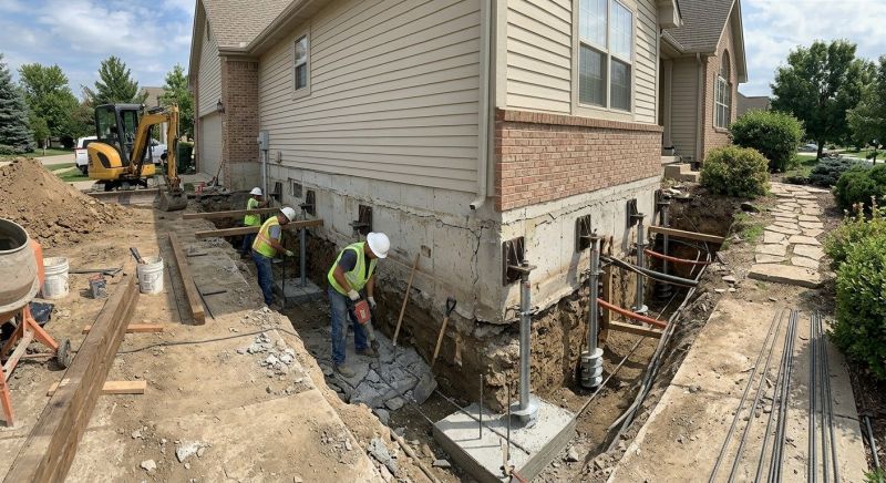 Basement Underpinning in West Sacramento, CA