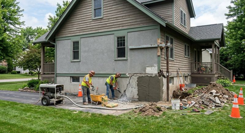 Building Foundation Repair in Granite Bay, CA