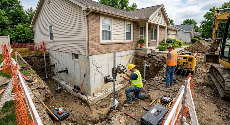 Building Foundation Repair in Rocklin, CA