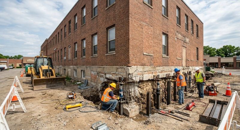 Commercial Foundation Repair in West Sacramento, CA