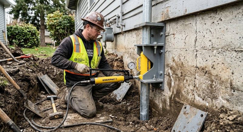 Concrete Foundation Leveling in Rancho Cordova, CA