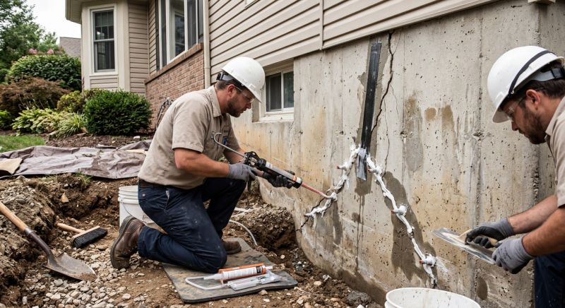 Cracked Foundation Repair in Placer County, CA