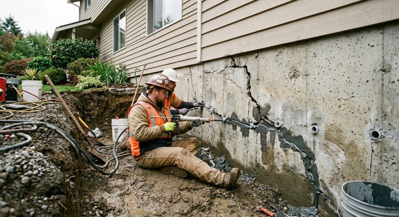 Cracked Foundation Repair in Roseville, CA