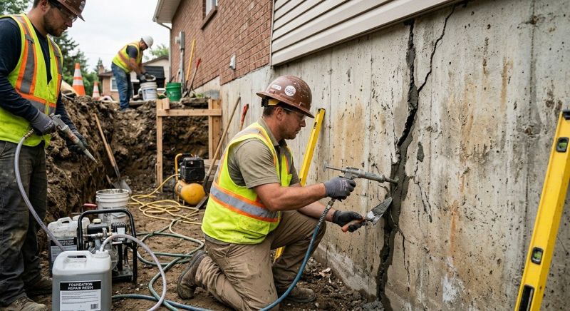 Cracked Foundation Repair in Sloughhouse, CA