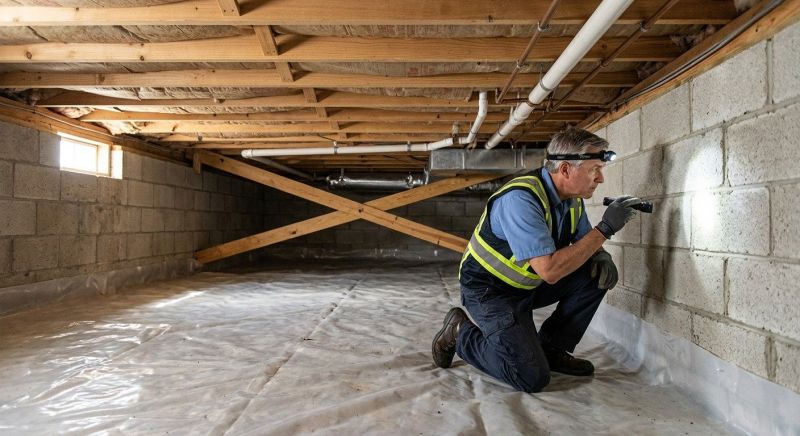 Crawl Space Leveling in West Sacramento, CA