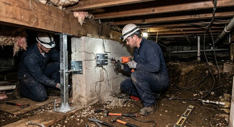 Crawlspace Foundation Repair in Placer County, CA