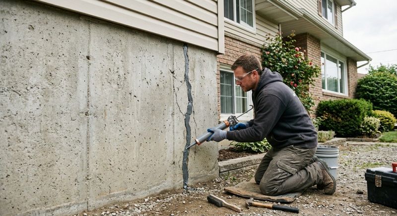 Foundation Crack Sealing in West Sacramento, CA