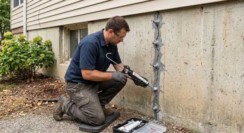 Foundation Crack Sealing in West Sacramento, CA