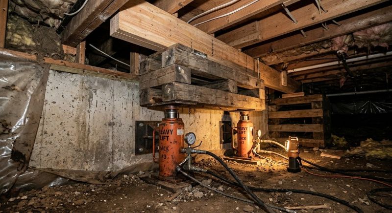 Foundation Jacking in Carmichael, CA