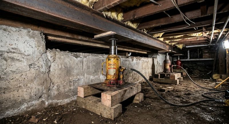Foundation Jacking in Folsom, CA