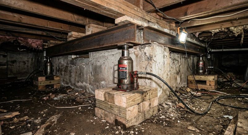 Foundation Jacking in Folsom, CA
