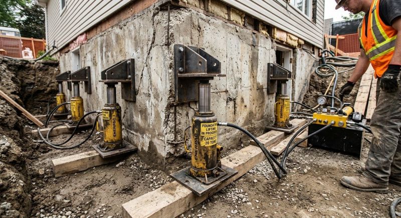 Foundation Jacking in West Sacramento, CA