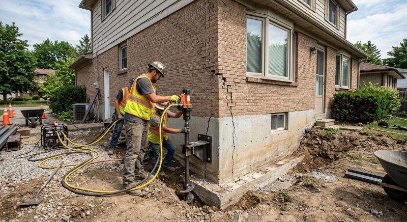 Foundation Lifting in Carmichael, CA