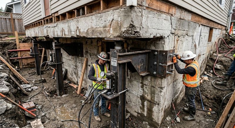 Foundation Lifting in Galt, CA