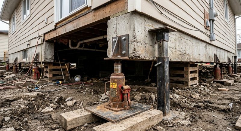Foundation Lifting in Sacramento County, CA