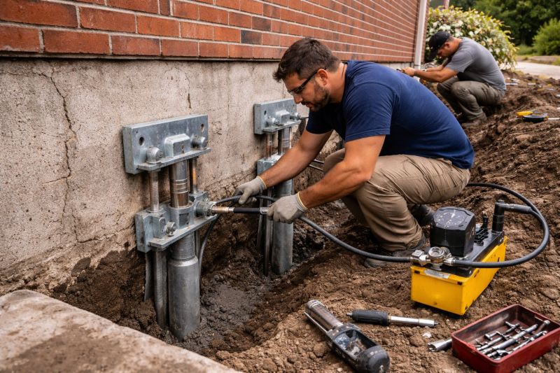 Foundation Pier Repair in West Sacramento, CA