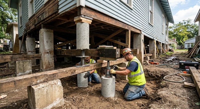 Foundation Pier Repair in West Sacramento, CA