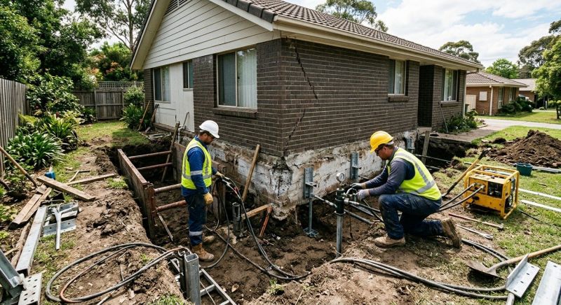 Foundation Stabilizing in Davis, CA