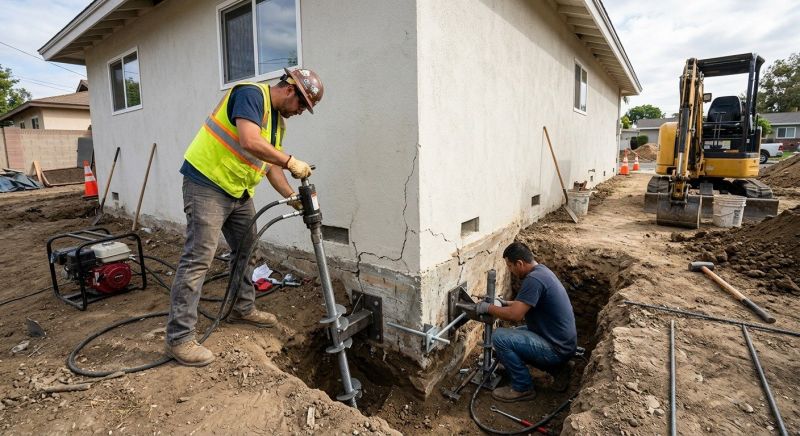 Foundation Stabilizing in Fair Oaks, CA