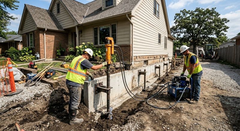 Foundation Stabilizing in West Sacramento, CA