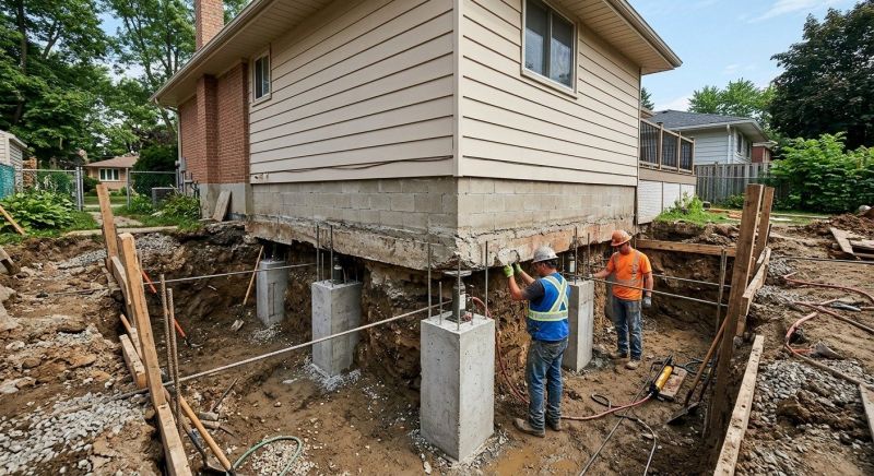 Foundation Underpinning in West Sacramento, CA