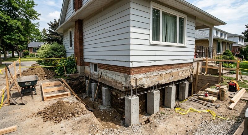 Foundation Underpinning in West Sacramento, CA