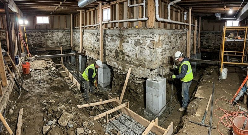 Foundation Underpinning in West Sacramento, CA
