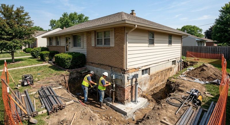 Foundation Underpinning in West Sacramento, CA