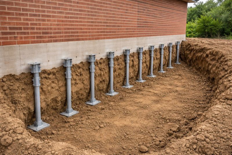 Helical Pile Installation in West Sacramento, CA