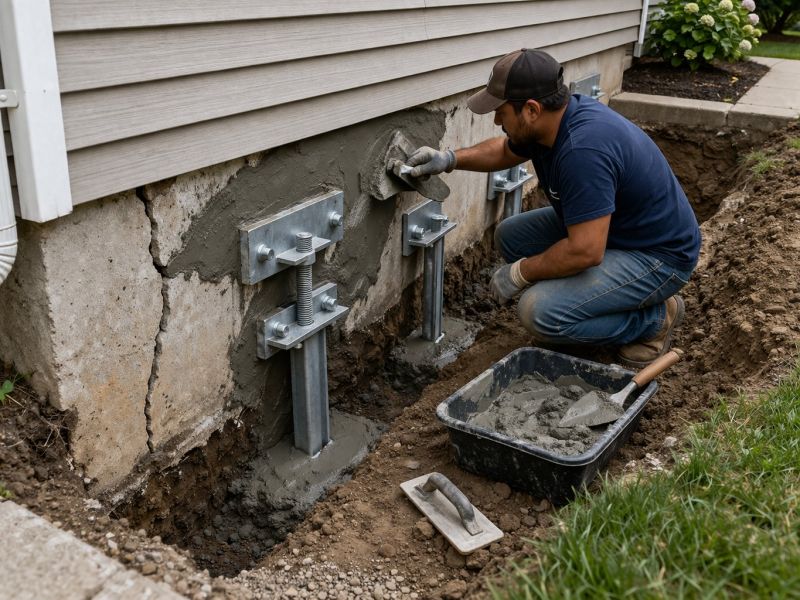House Foundation Repair in Woodland, CA