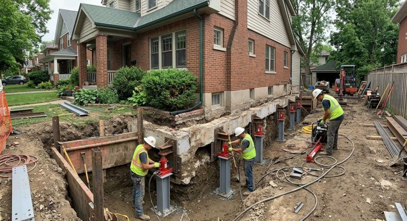 House Underpinning in West Sacramento, CA