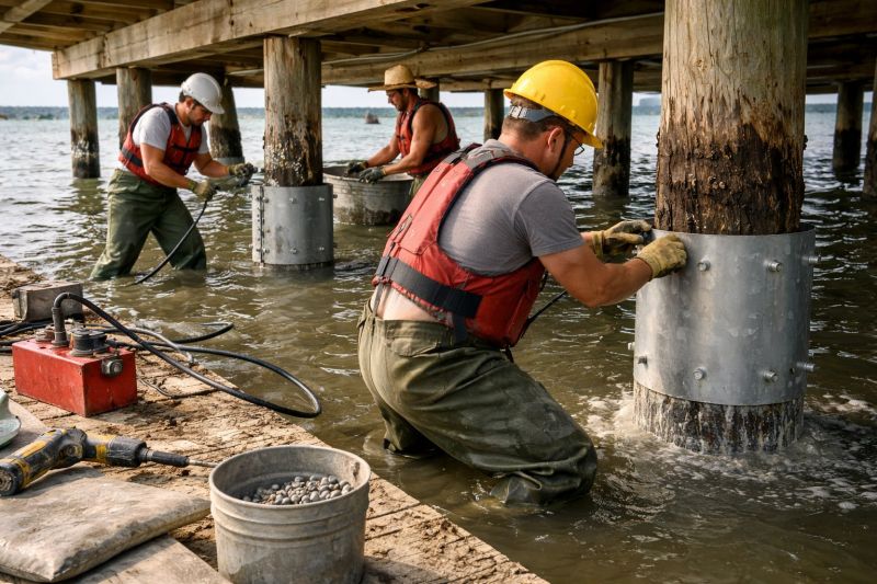 Piling Repair in Rancho Cordova, CA