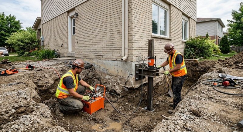 Sinking Foundation Lifting in West Sacramento, CA