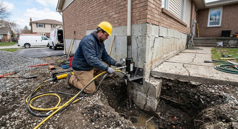 Sinking Foundation Repair in Davis, CA