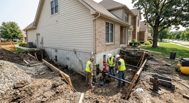 Sinking Foundation Repair in Galt, CA