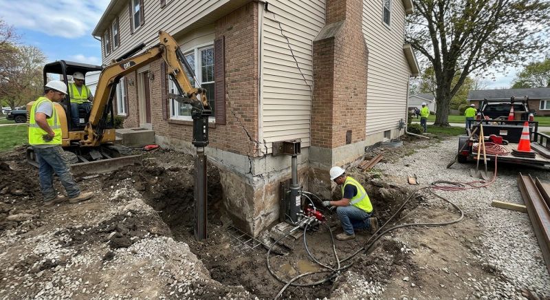 Sinking Foundation Repair in Orangevale, CA