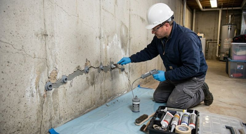 Structural Crack Repair in West Sacramento, CA