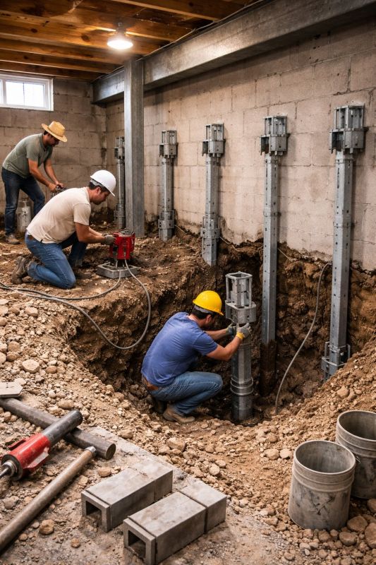 Structural Underpinning in West Sacramento, CA